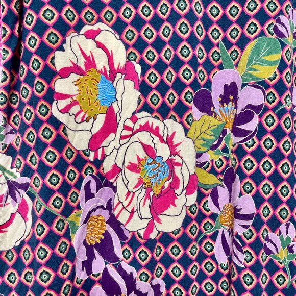 Johnny Was Maggie Short Sleeve Crewneck Swing Tee Size S - Picture 10 of 10